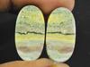 Натуральная яшма «Шмель», пара овальных кабошонов, драгоценный камень 11X20X04 ММ SK-76