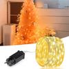 AC110V-220V EU US Power Supply LED Copper Wire Fairy Light String 10M-100M Waterproof Outdrool Lamp For Christmas Garden Decor