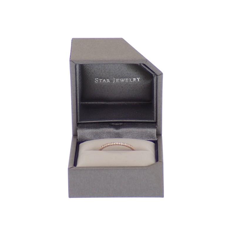 STAR JEWELRY  2ZR1580 #9(JP Size) ring K18 Pink Gold Women