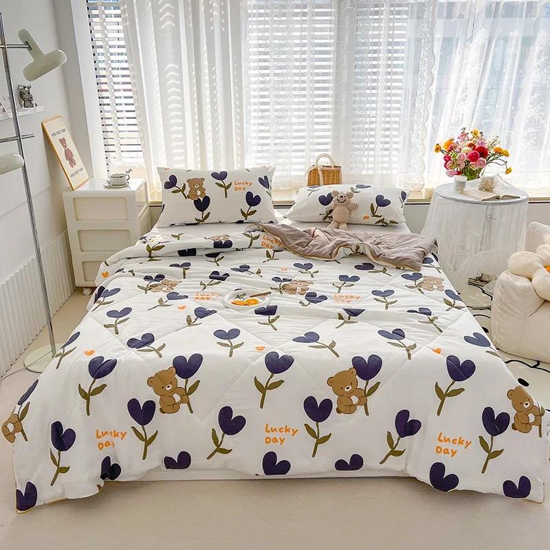 Duvet Summer Ice Cool Quilt Kids Air Conditioning Quilt/Duvet/Blanket Comforter Bed Duvets 150 Single Bed Quilt Bed Quilts