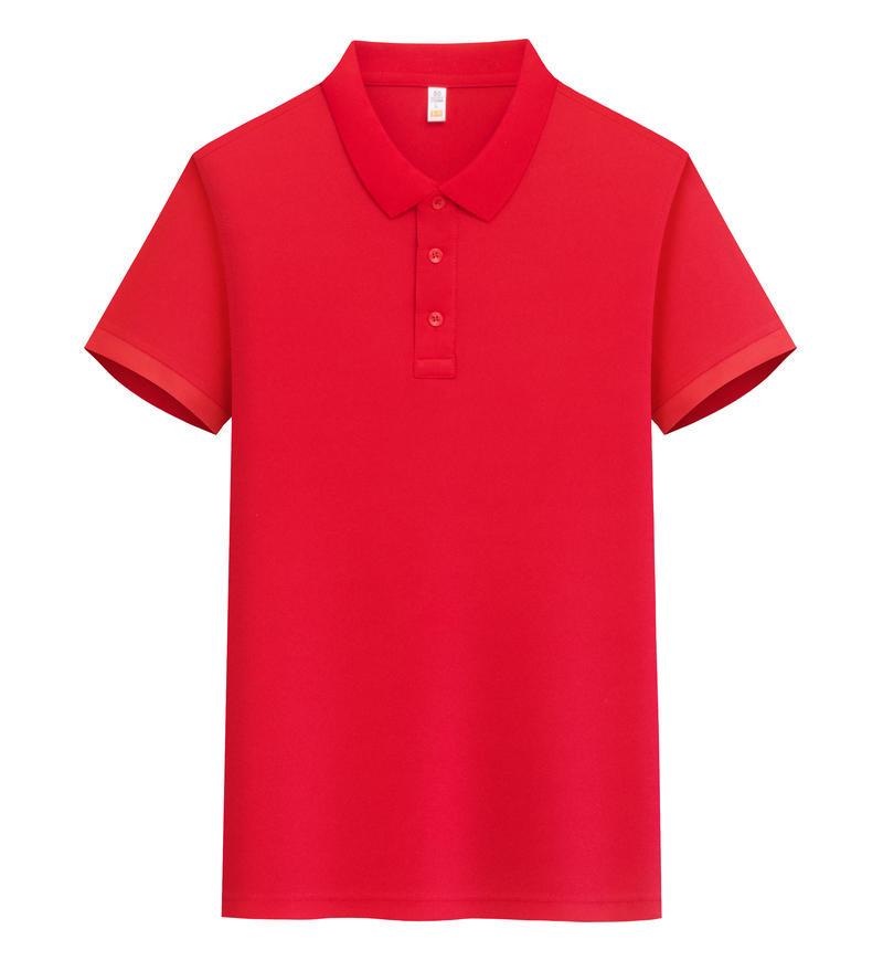 Мужская футболка-поло с коротким рукавом из бамбукового угля с технологией ледяного шелка.