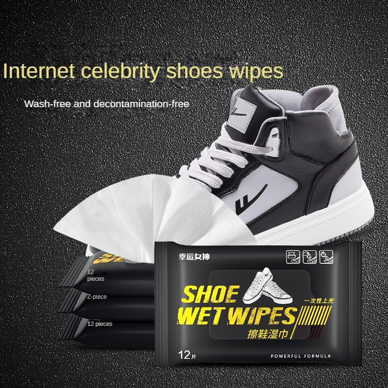 Белые салфетки для чистки обуви Одноразовые салфетки для удаления пятен и блеска для обуви Чистящее средство без воды для кроссовок