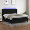 VidaXL Slat Bed Base with Mattress and LED, Upholstered Bed, Double Bed, Adult Bed for Interior Bedroom, 3138487