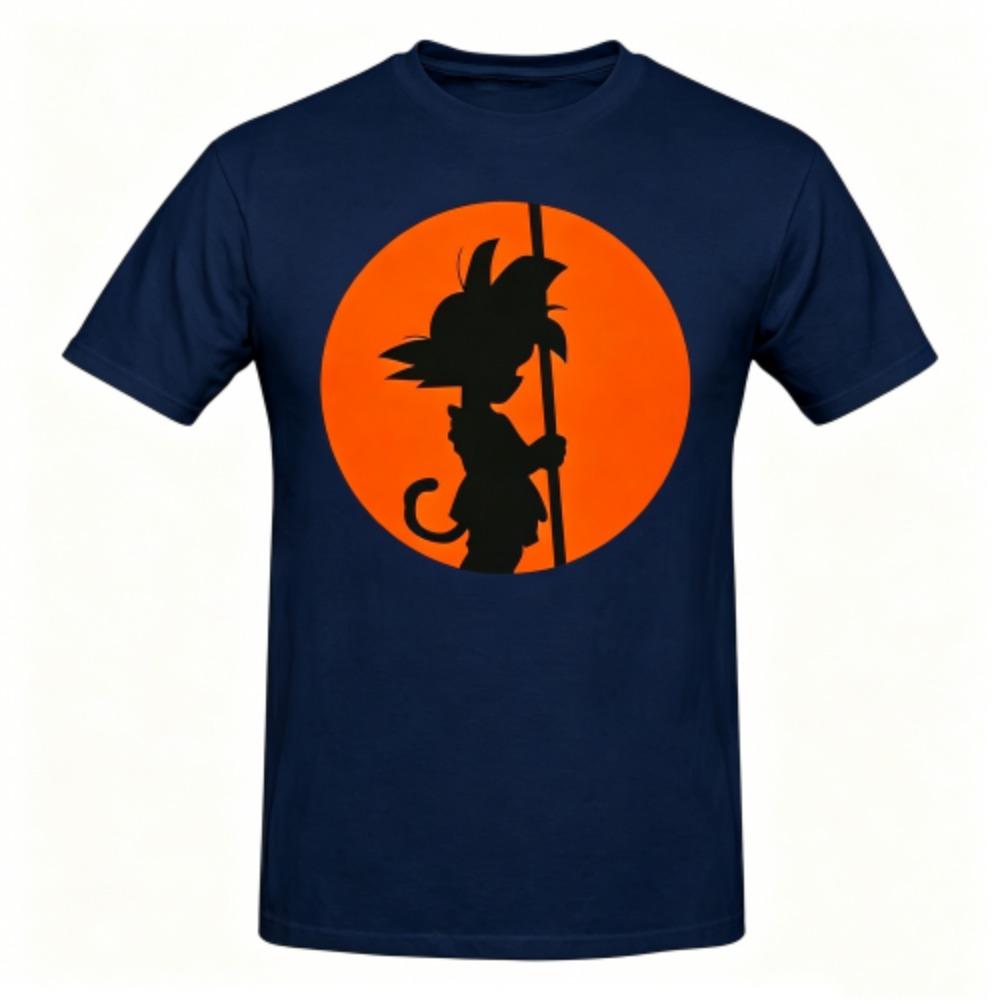 Anime Monkey Print Men's T-Shirts Summer Fashion Street Outdoor Casual T-shirt Tops for Men's and Women's Tees Top