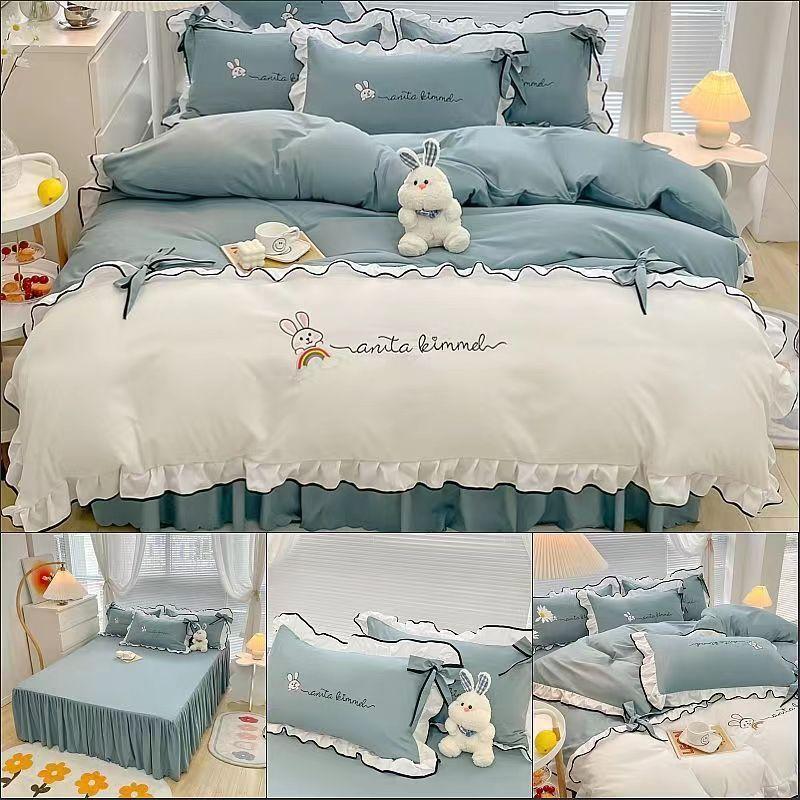 Зимний комплект постельного белья из четырех предметов из высококачественного утолщенного хлопка