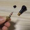 Multifunctional Pure Copper Valve Stem Cap & Core Wrench for Cars, Motorcycles, Bicycles, & Electric Scooters