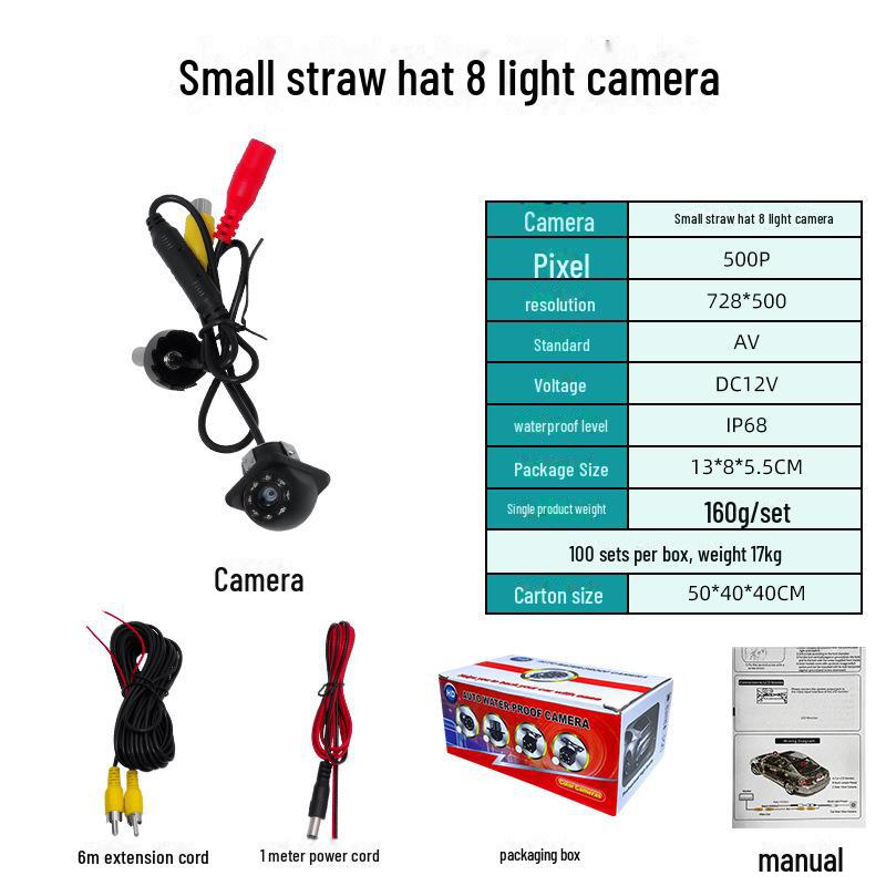 Универсальная HD камера заднего вида с ночным видением