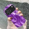 Золотой шелк волн Для iPhone 17 Air 16 15 14 Pro 13 Plus 12 mini 11 Pro Max XR X 7 8 Эллиптический закаленный стеклянный чехол для телефона