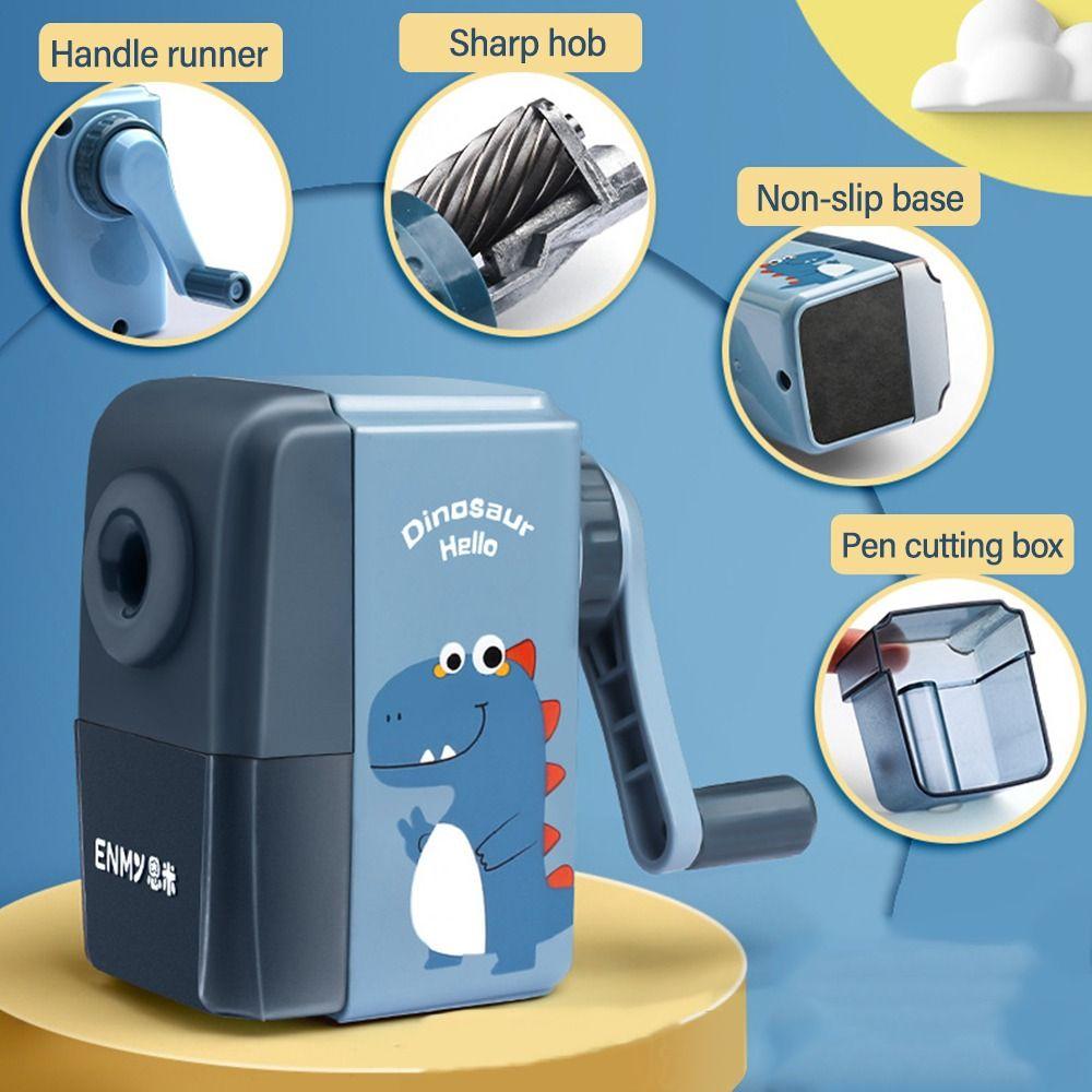 Антипригарная точилка для карандашей, механический инструмент с ручным управлением, офисные школьные принадлежности