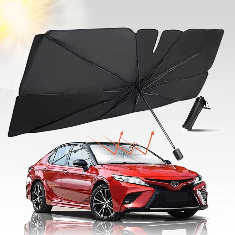 Автомобильный зонт на лобовое стекло, солнцезащитный козырек для Toyota Corolla Avensis Yaris Rav4 Auris Hilux Prius Prado Camry 40 Celica Chr
