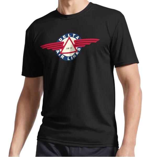New Delta Airlines Active Logo T-Shirt Funny Size S to 5XL
