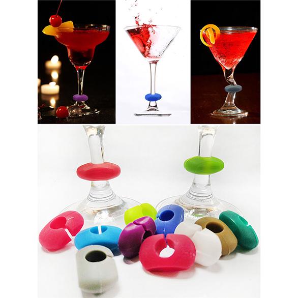 24pcs Creative Wine Glass Charms Identification Cup Sign Creative Cup Marker Party Drink Label Wine Glass Markers
