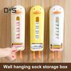 Plastic Bag Holder Wall Mounted Sock Underwear Organizer Grocery Bag Dispenser Cartoon Duck Design Underwear Storage Box for Wardrobe Cabinet Bedroom