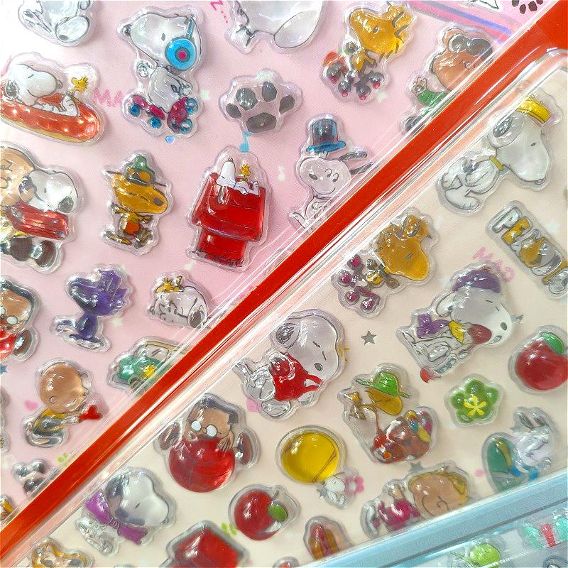Snoopy Shiny 3D Jewelry Stickers – Cute Cartoon Bling Decorative Stickers For Journal, Scrapbook, Phone Case & Kids Diy Crafts