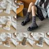 Knitting Lolitas Knitted Socks Cute Sweet Long Stockings Fashion Boot Socks  Autumn Winter