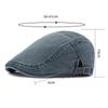 Cotton Peaked Cap Men's Forward Cap Spring Summer Beret Women's Forward Cap