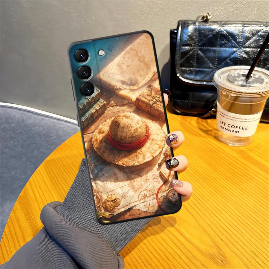 Чехол для телефона для Samsung Galaxy A03 Note 20 Ultra 9 10 A50 A70 A30 A40 A04 A10 A20 A06 A07 A05 A01 A02 Луффи Зоро Мультяшный