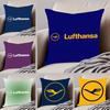 Lufthansa German Airlines Наволочка с принтом, наволочка для гостиной, дивана, чехол для подушки и декор для спальни