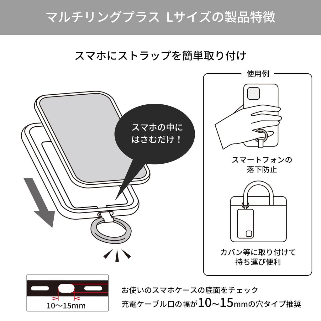 Gourmandies Petit Cure Multi-Ring Plus Large Size Petit Cure Kururun & Petit Cure Fuwa BNP-07C