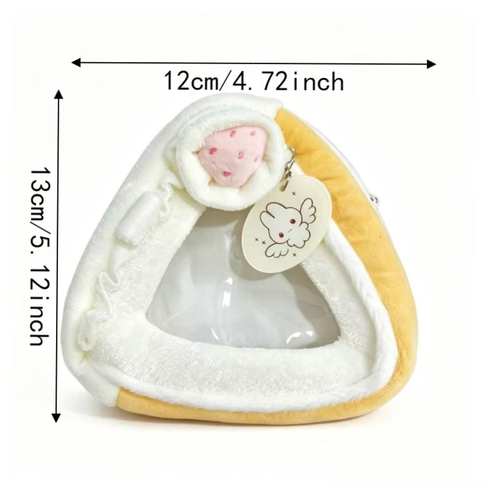 with Clear Window Doll Protector Case Plush Doll Display Bag Hanging Storage Bag Kids Student