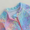 Baby Girl Swimsuits Summer Leopard Print 6M 12M  1Y 2Y 3Y 4Y 5Y Zipper Long Sleeve Beachwear for Toddler Bathing Suits