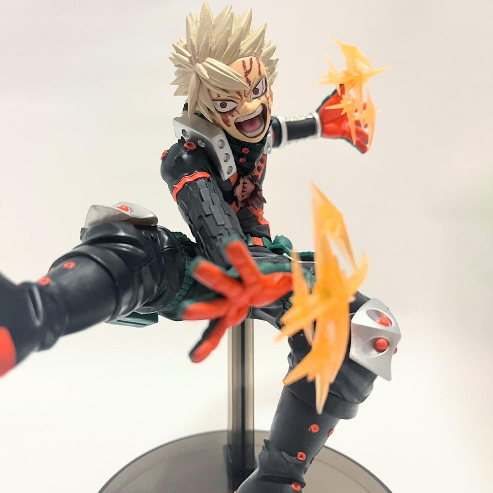 Аниме Фигурка MHA Кацуки Бакуго Фигурка Действия Фигурка Бакуго Кацуки Модель Бойца Коллекция кукла Игрушка Мальчики Девочки Подарок-сюрприз