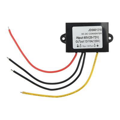 Модуль понижающего преобразователя постоянного тока IP67 Водонепроницаемый регулятор напряжения Понижающий преобразователь 20?Вход 72В 12В 10А 120Вт