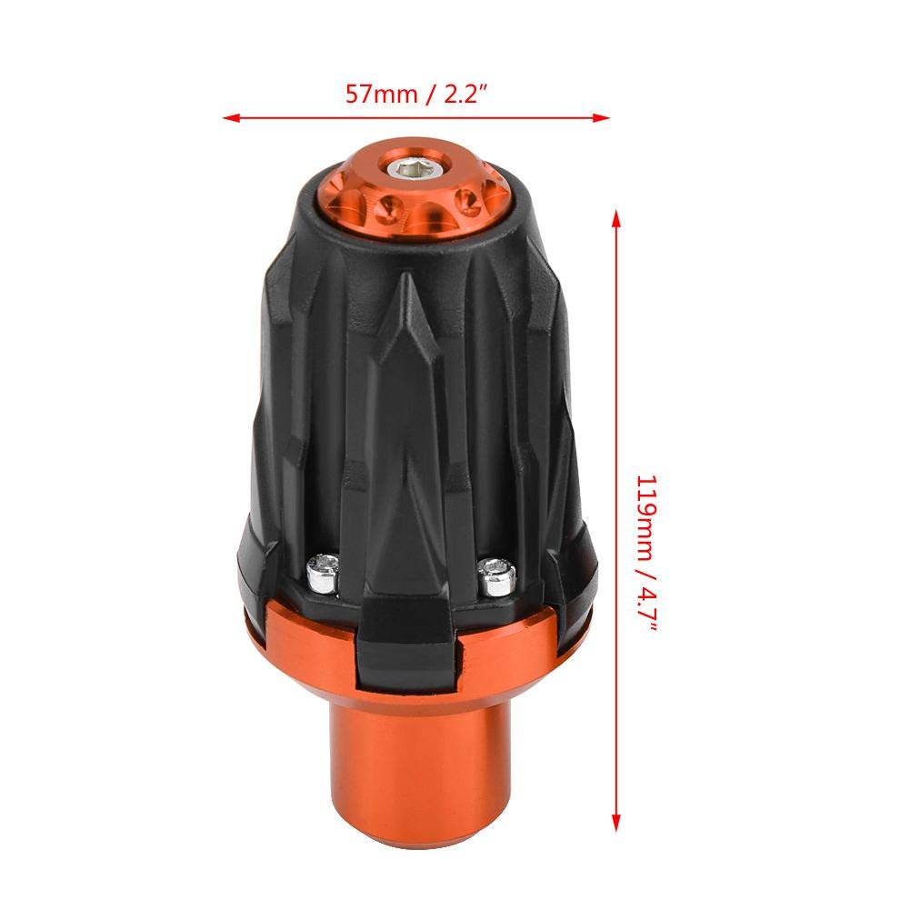 Universal Motorcycle Anti Crash Frame Slider Protectors Qiilu Pair of Motorcycle Frame Sliders, Engine