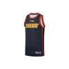 Printed Logo Crew Neck Basketball Vest Men Tops Black AAYS429-1