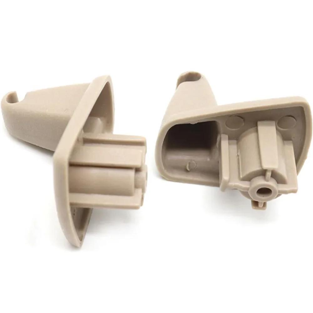 2 шт. Бежевые крючки-клипсы для держателя солнцезащитного козырька 1EJ51BD1AA Для Chrysler 300 Dodge Charger Magnum