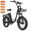 Electric Bike Adult KOOLUX 20" 750W Motor Top Speed 45Km/h 48 V 25AH Max Range 120Km Load 120Kg Black X7