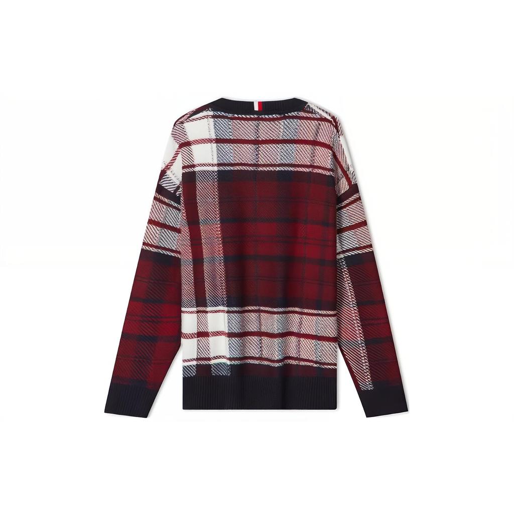 Tommy Hilfiger Knitwear Men's Navy Blue With Red/White Stripes MW0MW33083