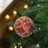 8CM Xmas Tree Hanging Pendants Foam Party Decor Striped Balls  New Year Decor
