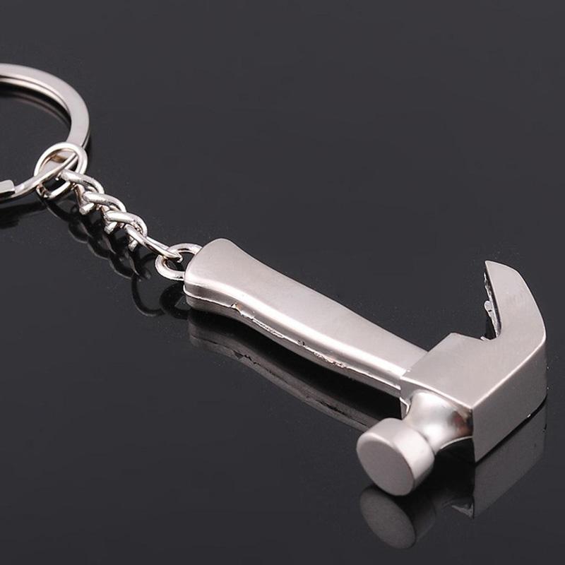Практичные инструменты, брелки, кольца, держатель, подвески, молоток, отвертка, гаечный ключ, подарочные аксессуары