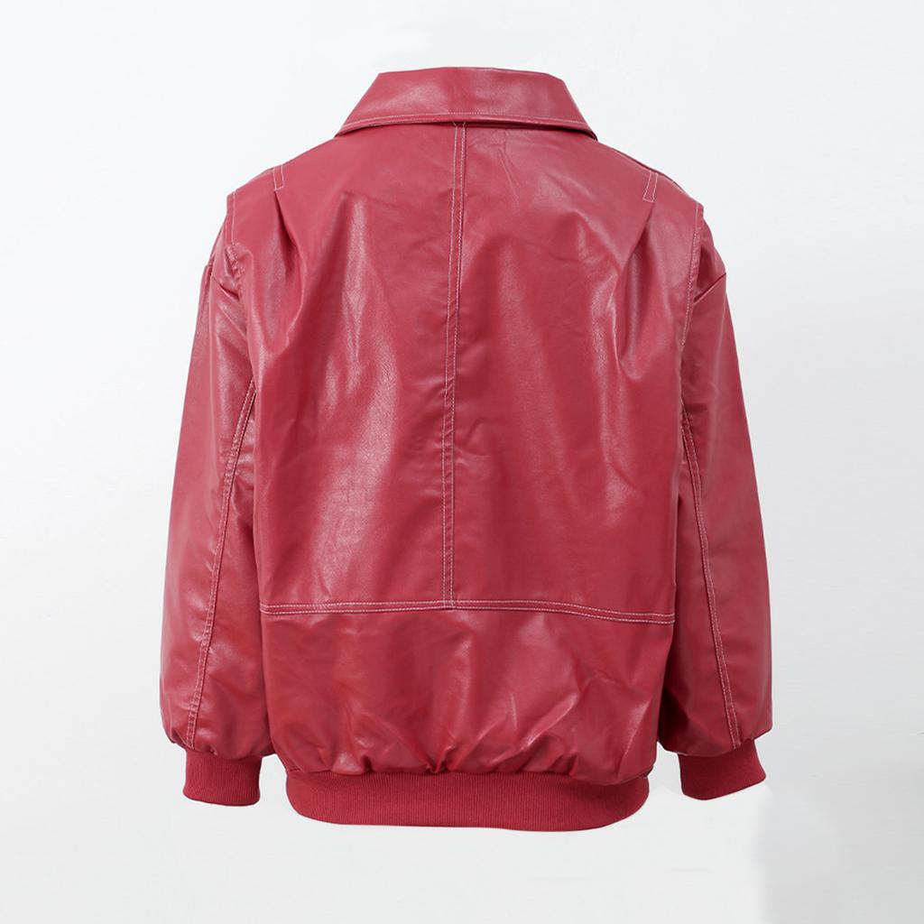 Женская модная куртка с отложным воротником, длинными рукавами, карманами на молнии, свободного кроя, с темпераментом