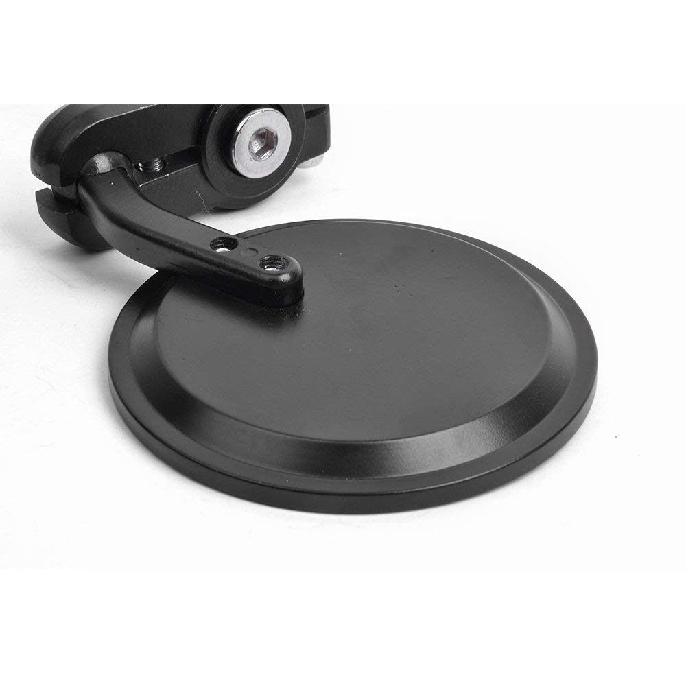 XSAJU Комплект зеркал для велосипеда, левое и правое, зеркало на руль, универсальное круглое, нескладывающееся, черное