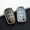 Чехол-брелок из ТПУ с 3 кнопками для Hyundai Tucson Для Hyundai I30 Accent Tucson Ix35 Solaris Elantra Kona Celesta Sonata Кольца