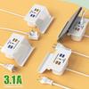 Новая настольная подставка 3.1A 6USB с несколькими портами и функцией зарядки для мобильного телефона, разъем для быстрой зарядки, вилка для США/ЕС/Великобритании