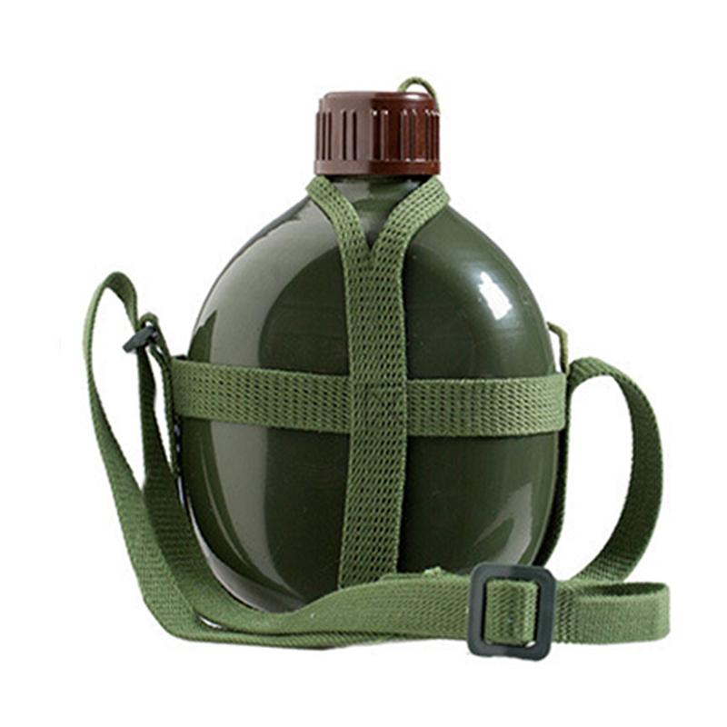 Алюминиевая Военная Армейская Фляга Винная Водяная Бутылка Походная Кружка С Плечевым Ремешком Походный Чайник Туристические Инструменты 2л/3л