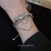 Серебряный браслет Love Exaggerated для женщин, легкий роскошный нишевый темпераментный браслет высокого класса, изысканные ювелирные изделия