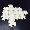 100 Pcs DIY Double-sided Blank Wooden Puzzle Embellishments Wood Slices for Wedding Arts Crafts Party Decoration 30mm