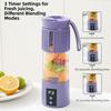 Portable Electric Fresh Juice Cup Wireless Rechargeable Fruit Blender Fast Mixing Handheld Mini Juice Mixer Summer
