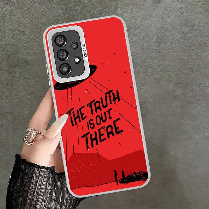 Противоударный чехол для телефона The X Files I Want to Believe для Samsung A17 A16 A15 A14 A37 A57 A36 A56 A26 A35 A55 A25 A34 A54 A24 A13