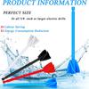 2Pcs Epoxy Mixing Stick Helix Shape Tear Resistant Stirring Mixes Epoxy Resin Latex Oil Paint Mixing Rod Drill Attachment