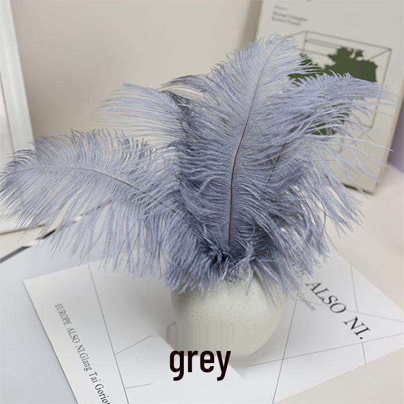 Страусиные перья 20-25 см для сценических выступлений, рукодельных украшений и декоративных материалов
