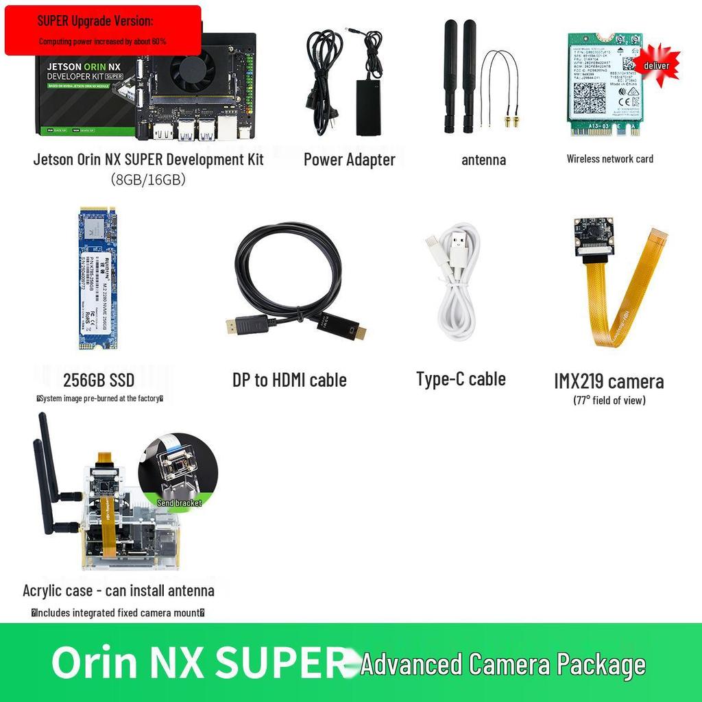 Набор для разработки ИИ-зрения Jetson Orin NX с ROS Core
