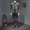 Мужская 2023 Marvel Venom Slim Ripped Denim Motorcycle Jacket - Ретро Европейский и Американский Стиль