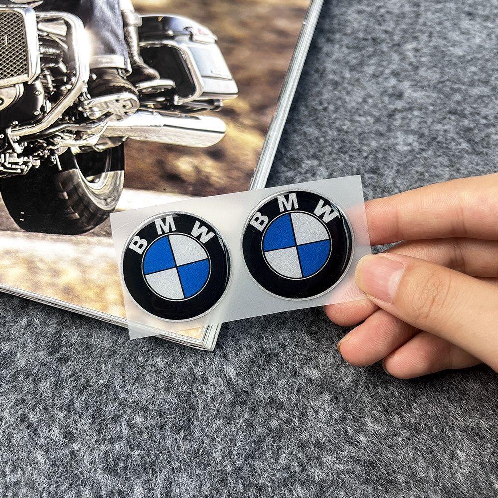 2Pcs 25mm 40mm 55mm 60mm Car Remote Key Emblem Sticker Car Wheel Hub Cap Center Sticker For BMW M Power I3 F15 F16 G20 E34 E36 GNTYA1