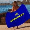 S-Sherco ЛОГОТИП Микрофибра Пляжное полотенце Впитывающее Быстросохнущее Мягкое Йога Плавание Курорт Альпинизм Полотенце