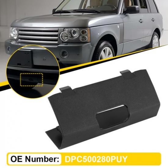 Front Bumper Hook Tow Eye Cover Cap For Land Rover Range Rover 2006-2009 Black